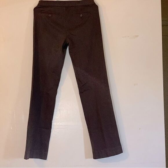 Lila Ryan Wide Leg Trousers Pants Brown Stretch Sz 4 Gorgeous - Picture 3 of 5